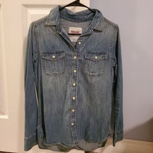 Button Down Jean Shirt